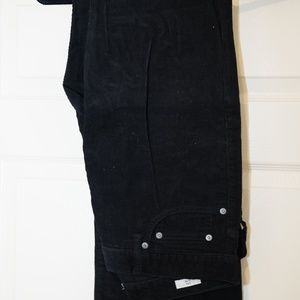 JCREW 484 Slim Black Cordaroy Pants - Never Worn
